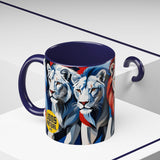 Lions Virtual Patriotic 11oz Coffee Mug - United We Serve