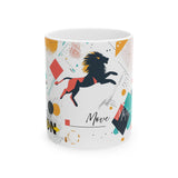 Lions in Motion Ceramic Mug: Move, Motivate, and Inspire