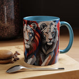 Lions Virtual Patriotic 11oz Coffee Mug - United We Serve