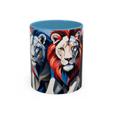 Lions Virtual Patriotic 11oz Coffee Mug - United We Serve